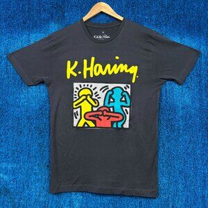 Keith Haring Artwork Graphic T-Shirt Size Medium